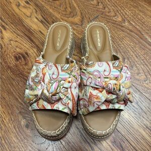 ANTONIO MELANI Paisley Knot Sandals - Multicolor